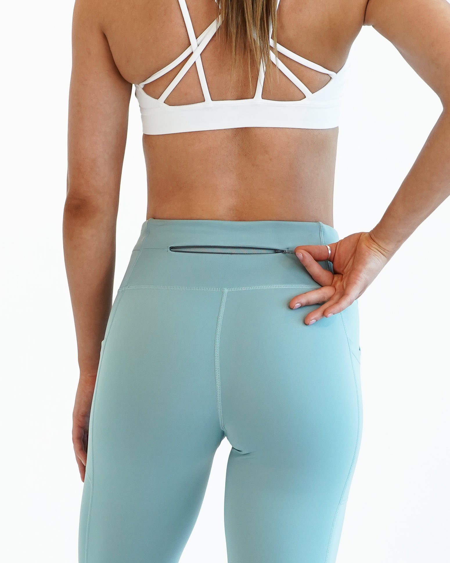 Women's Mid-Weight Running Leggings with Pockets