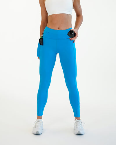 Women's Mid-Weight Running Leggings with Pockets