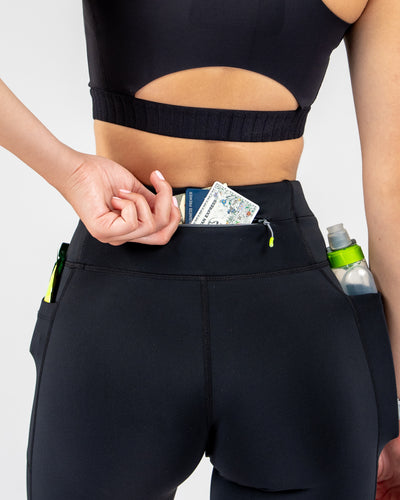 Women's Mid-Weight Running Leggings with Pockets