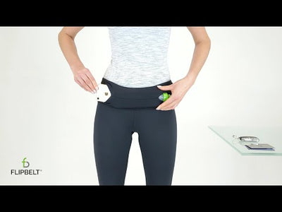 Women's Zipper Running Crops